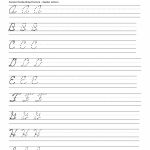 Penmanship Worksheet 2 | Home Schooling | Pinterest | Cursive   Free Printable Script Writing Worksheets