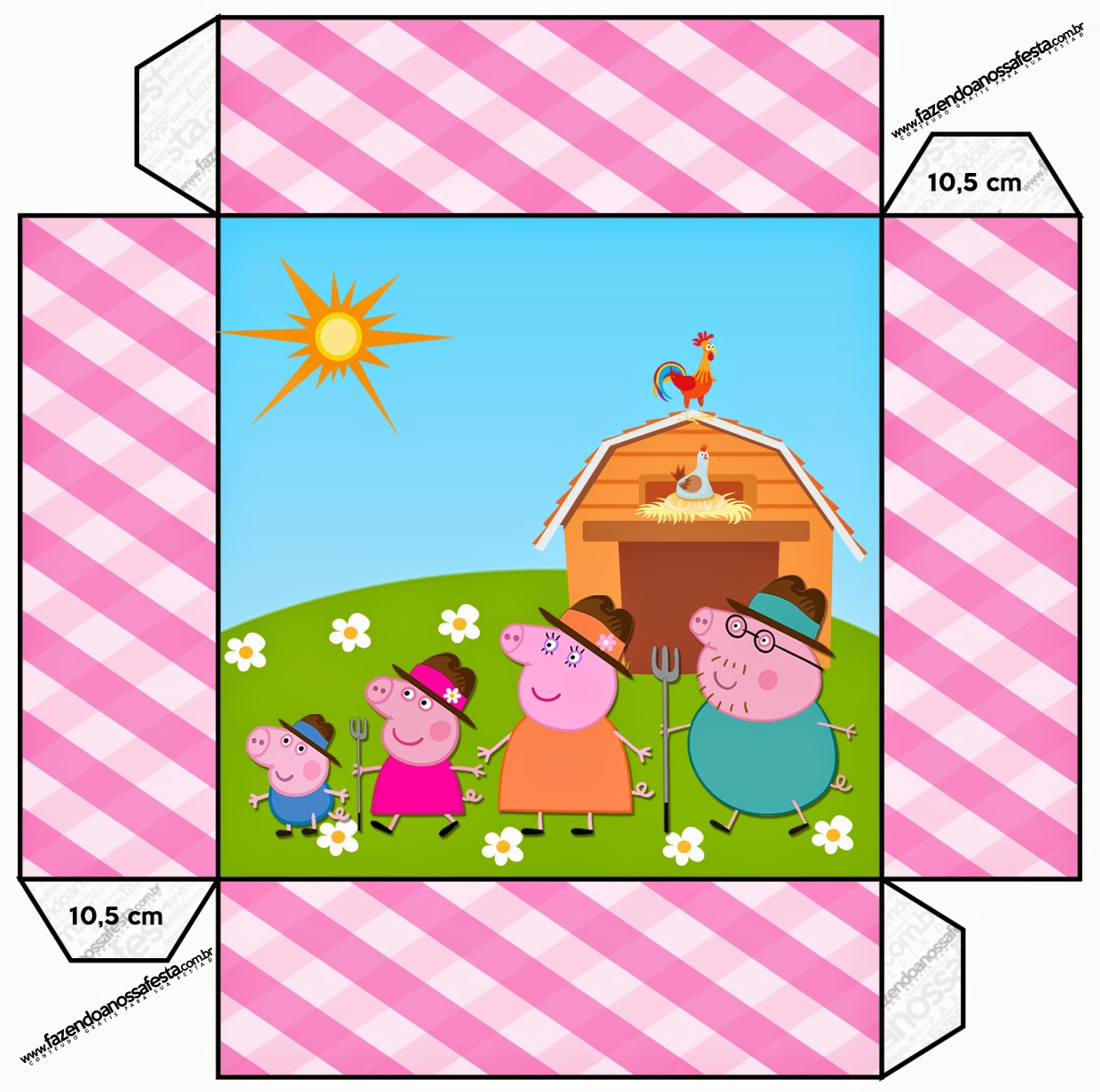 Peppa Pig At The Farm Free Printable Boxes. | Oh My Fiesta! In English - Peppa Pig Character Free Printable Images