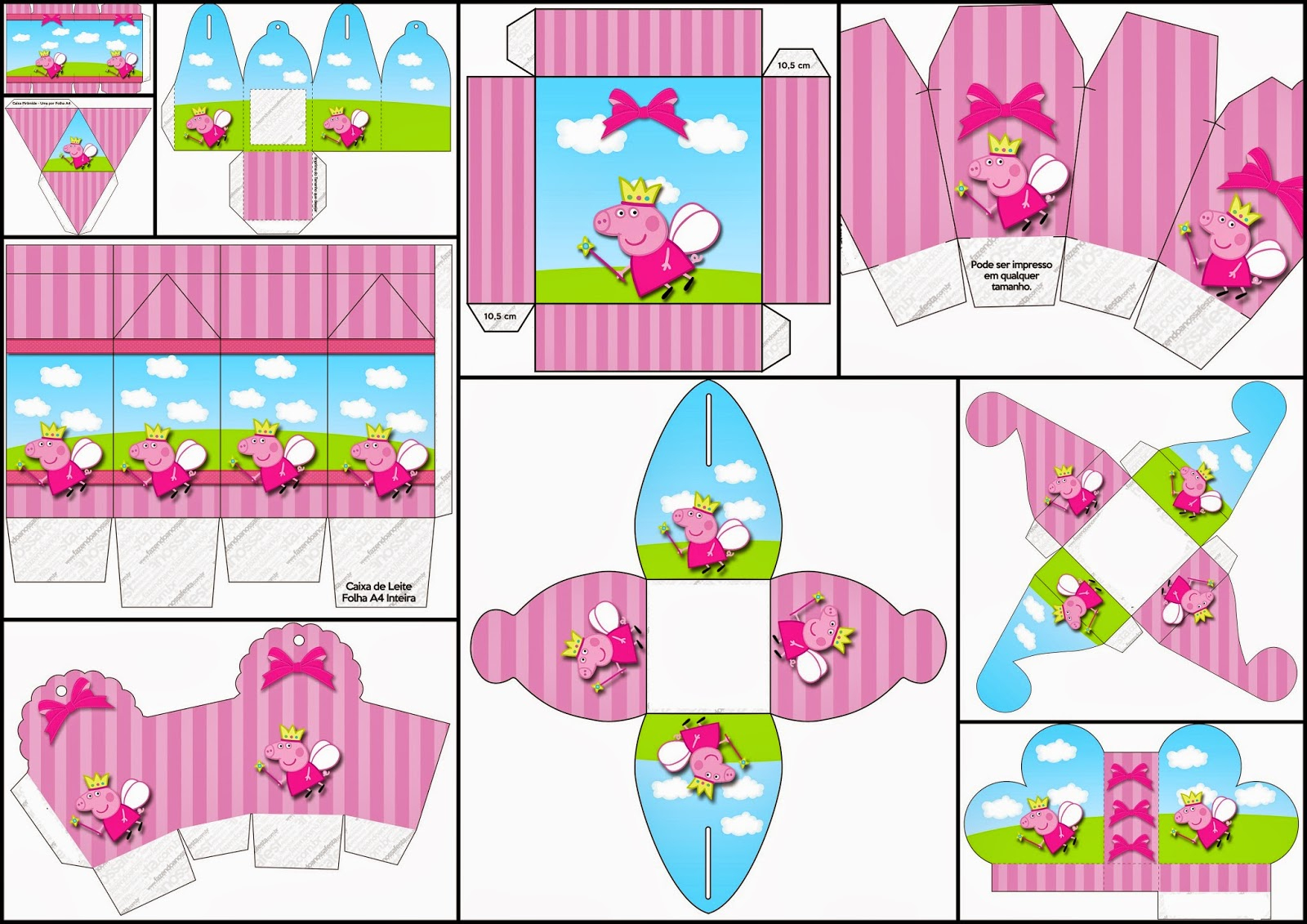 Peppa Pig Fairy: Free Printable Boxes. | Oh My Fiesta! In English - Peppa Pig Birthday Banner Printable Free