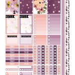 Perfectly Purple Free Printable Planner Stickers For The Classic   Happy Planner Free Printable Stickers
