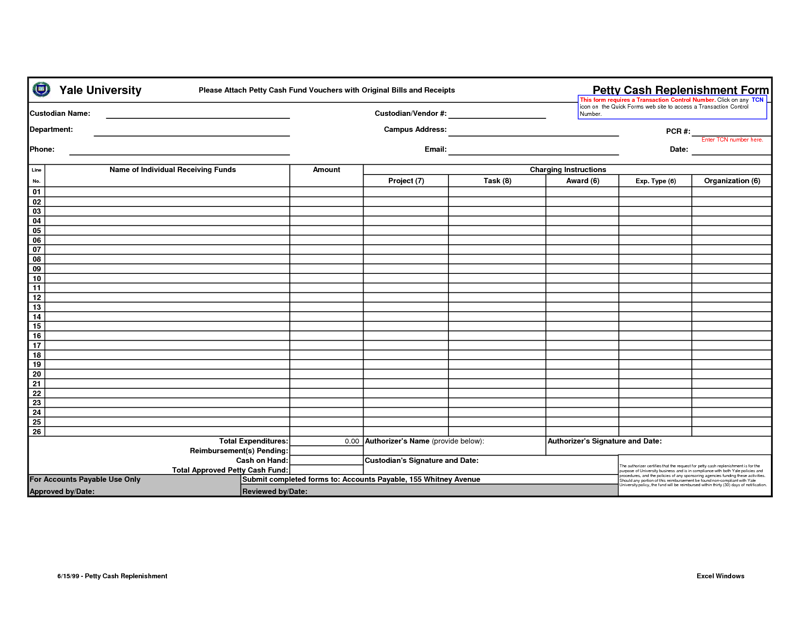 Petty Cash Form Template Excel | Tips | Resume Template Free - Free Printable Petty Cash Template