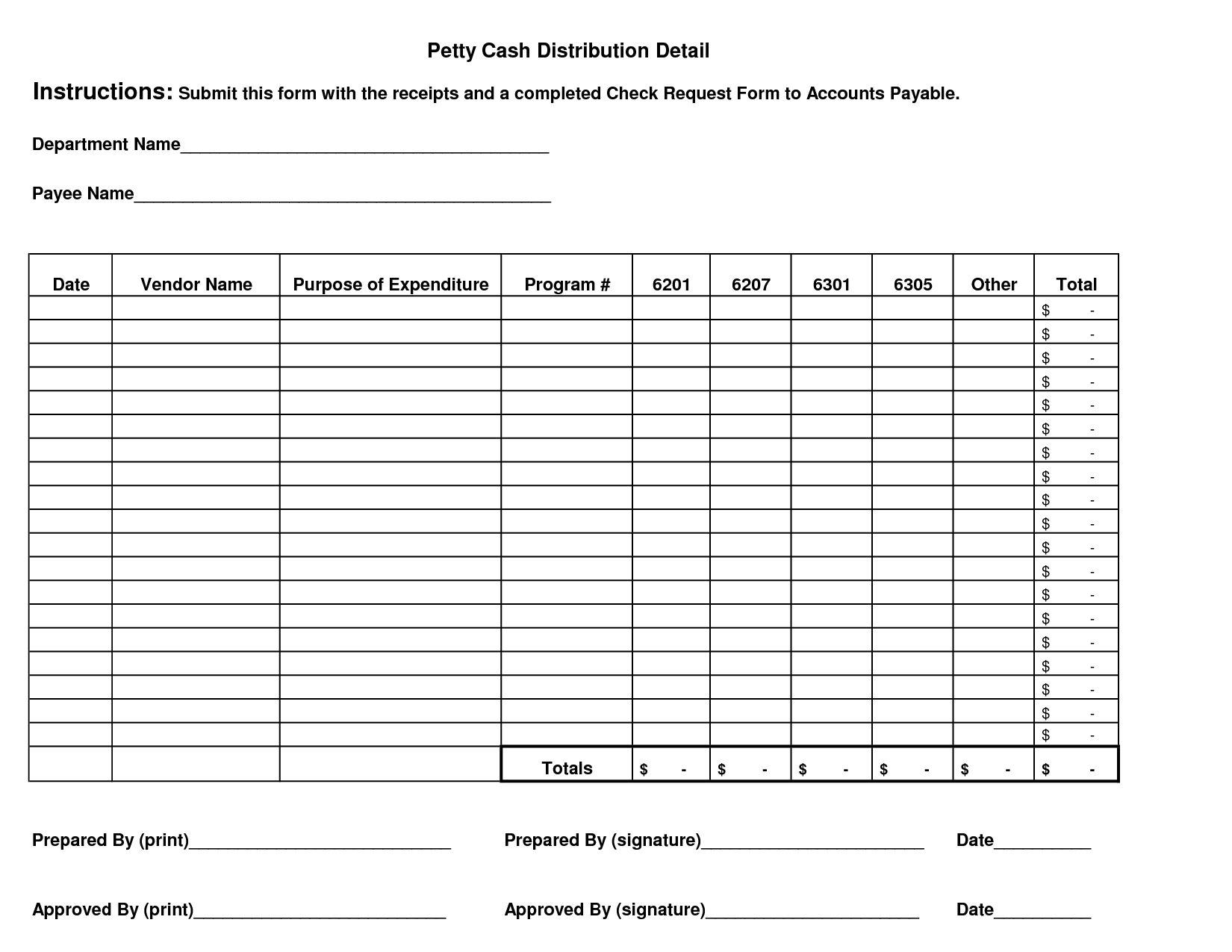 Petty Cash Log Form | Accounting-Petty Cash | Pinterest - Free Printable Petty Cash Voucher