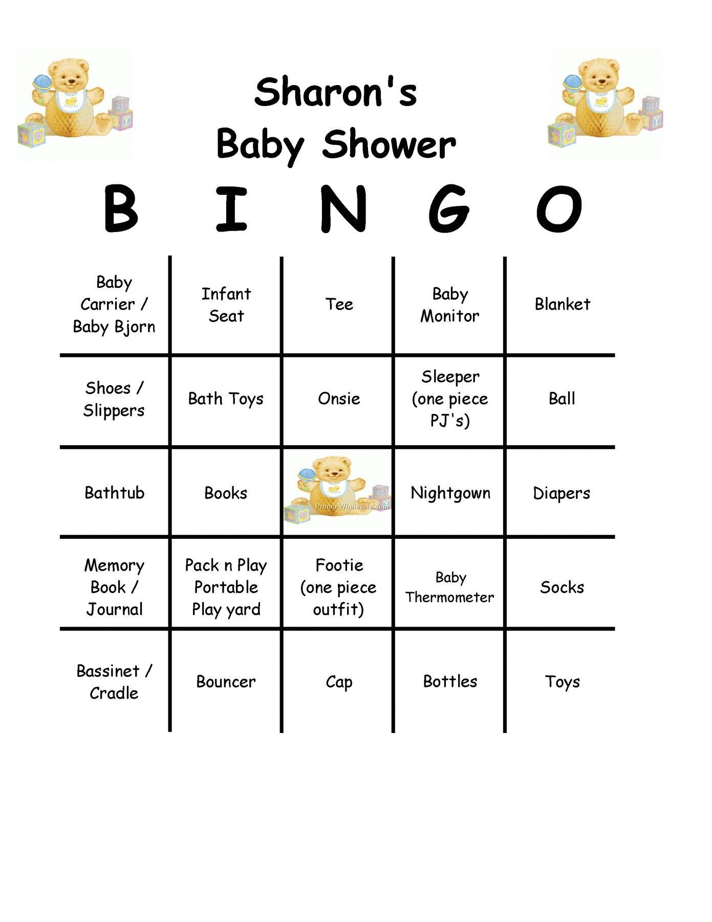Photo : Free Printable Baby Shower Image - Free Printable Baby Shower Games In Spanish