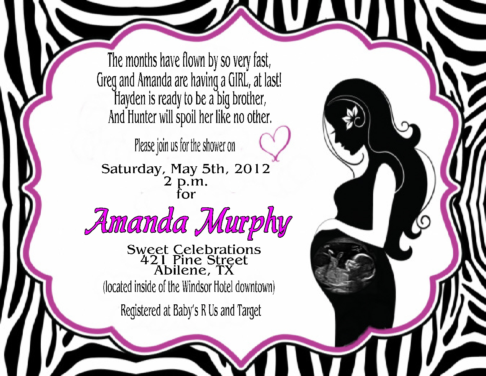 Photo : Mickey Mouse Invitation Diy Image - Free Printable Zebra Baby Shower Invitations