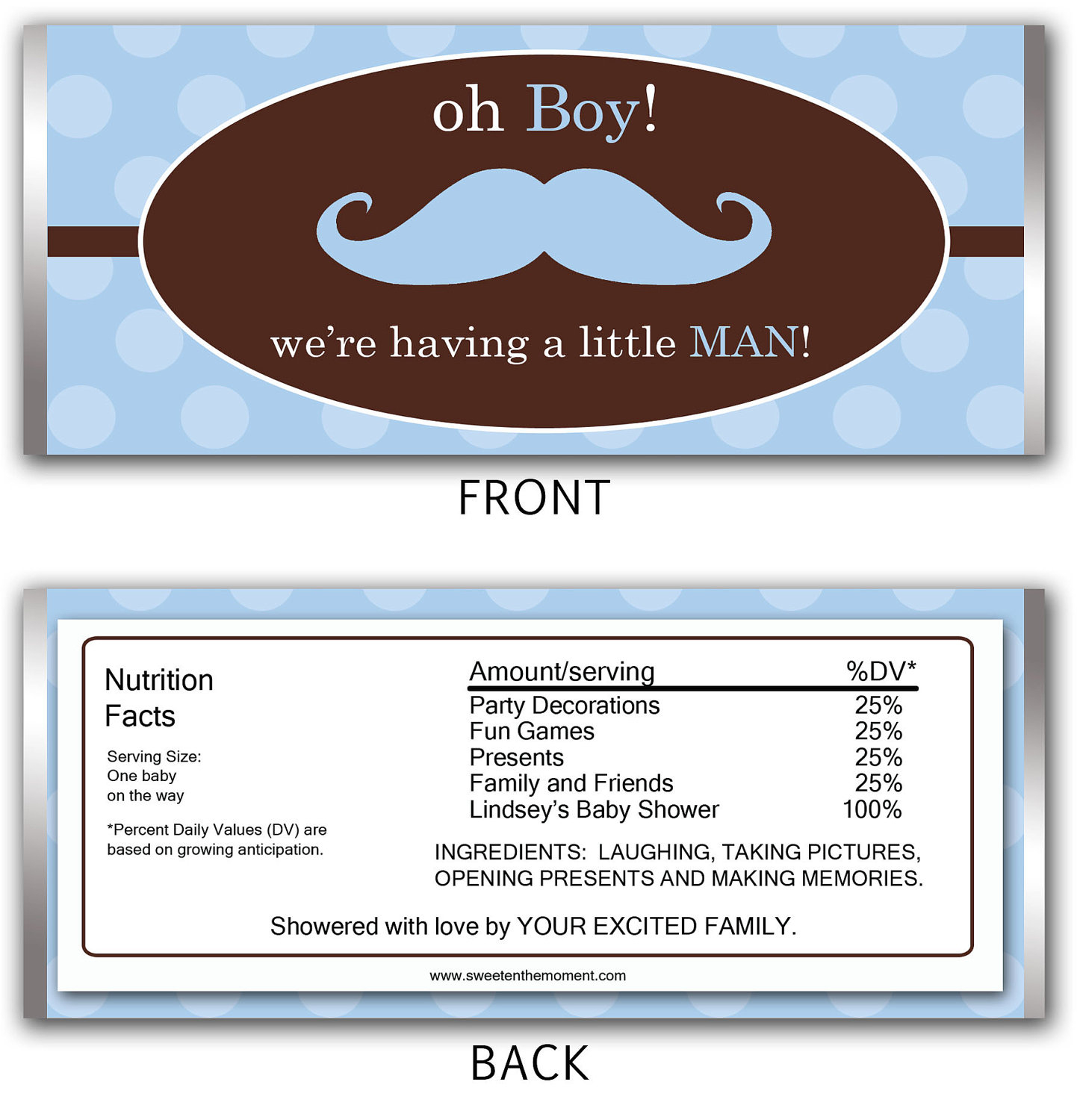 Photo : Name That Candy Bar Image - Free Printable Candy Bar Wrappers For Bridal Shower