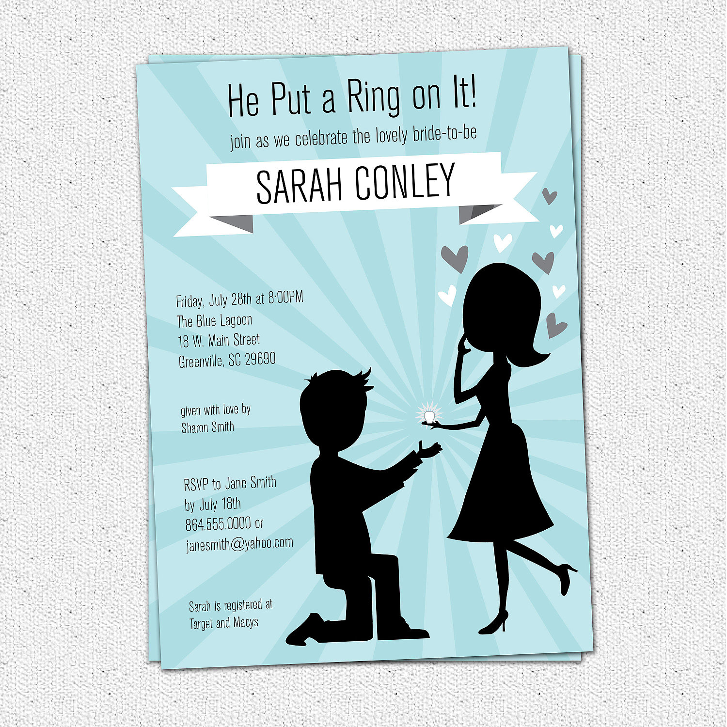 Photo : Pinterest Printable Bridal Shower Image - Free Printable Bridal Shower Invitations Templates