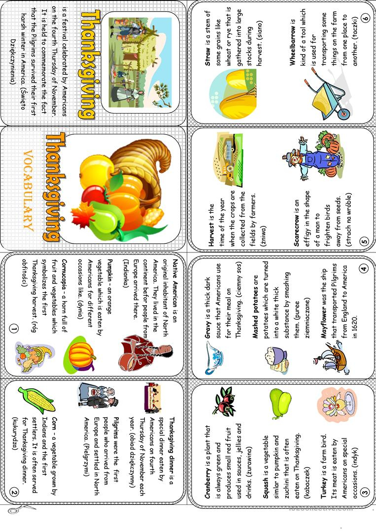 Picture Thanksgiving Dinner Worksheet 25 Minibook Free Esl Printable - Free Thanksgiving Mini Book Printable