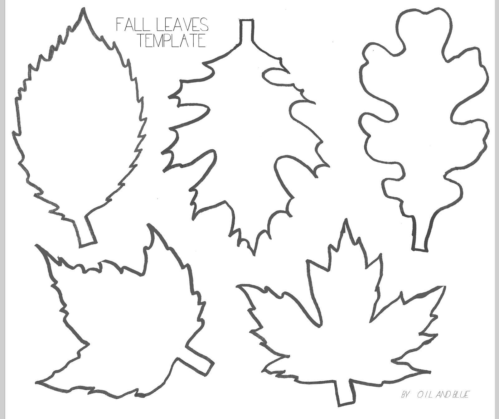 Pin On Thanksgiving/fall - Free Printable Leaves