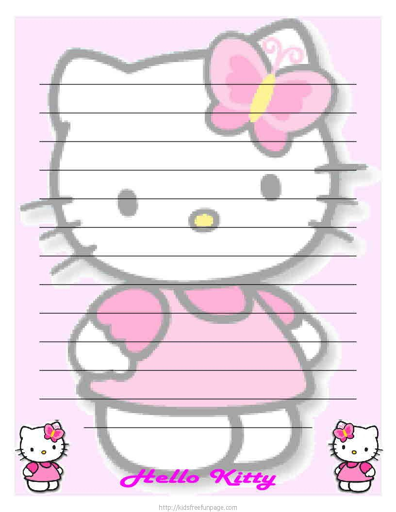 Pinamy ♥ On ꧁cartoon Stationary꧁ | Pinterest | Hello Kitty - Free Printable Hello Kitty Stationery