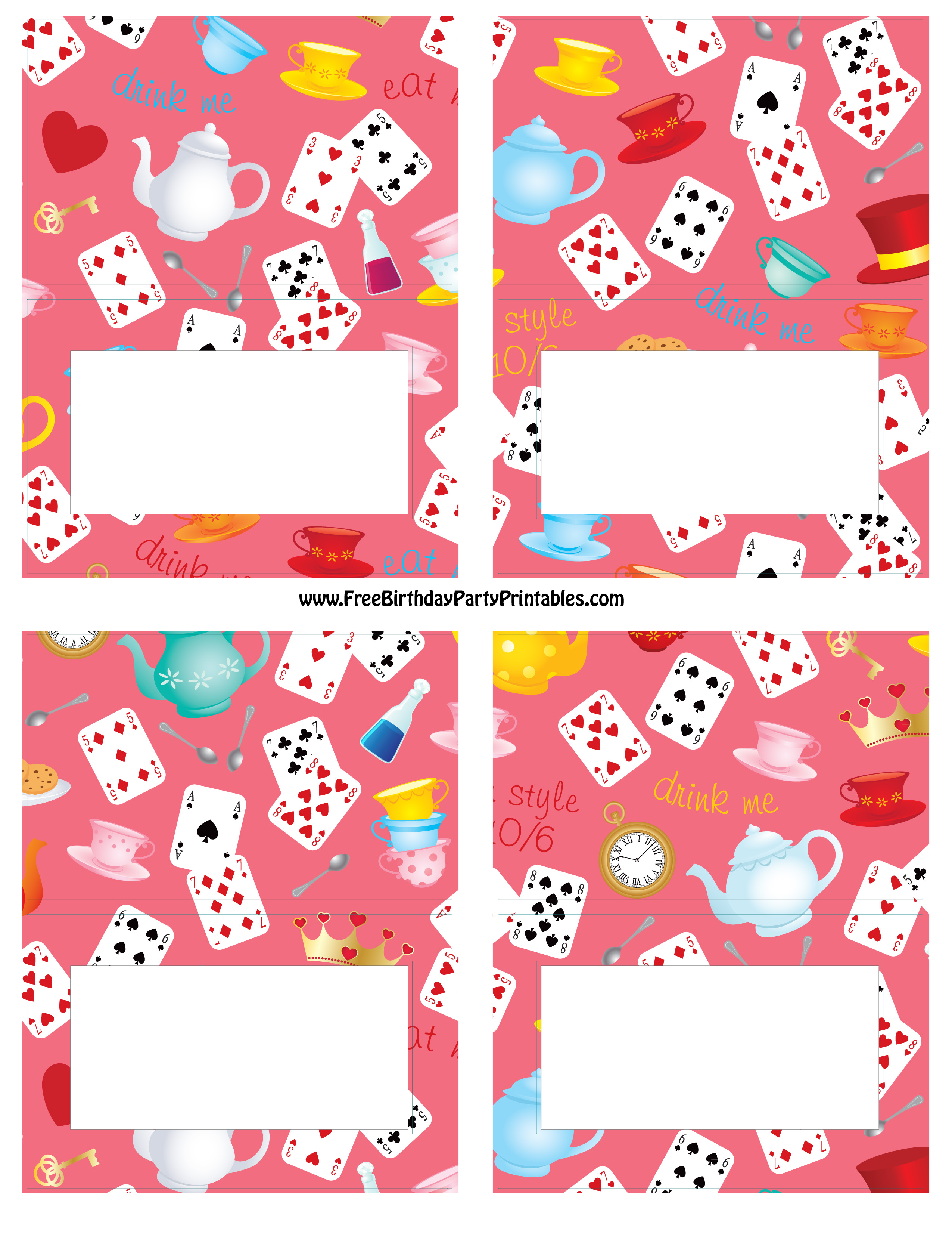 Pincrafty Annabelle On Alice In Wonderland Printables - Alice In Wonderland Signs Free Printable