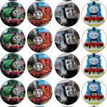 Pincrafty Annabelle On Thomas The Train Printables | Thomas The   Free Printable Thomas The Train Cupcake Toppers