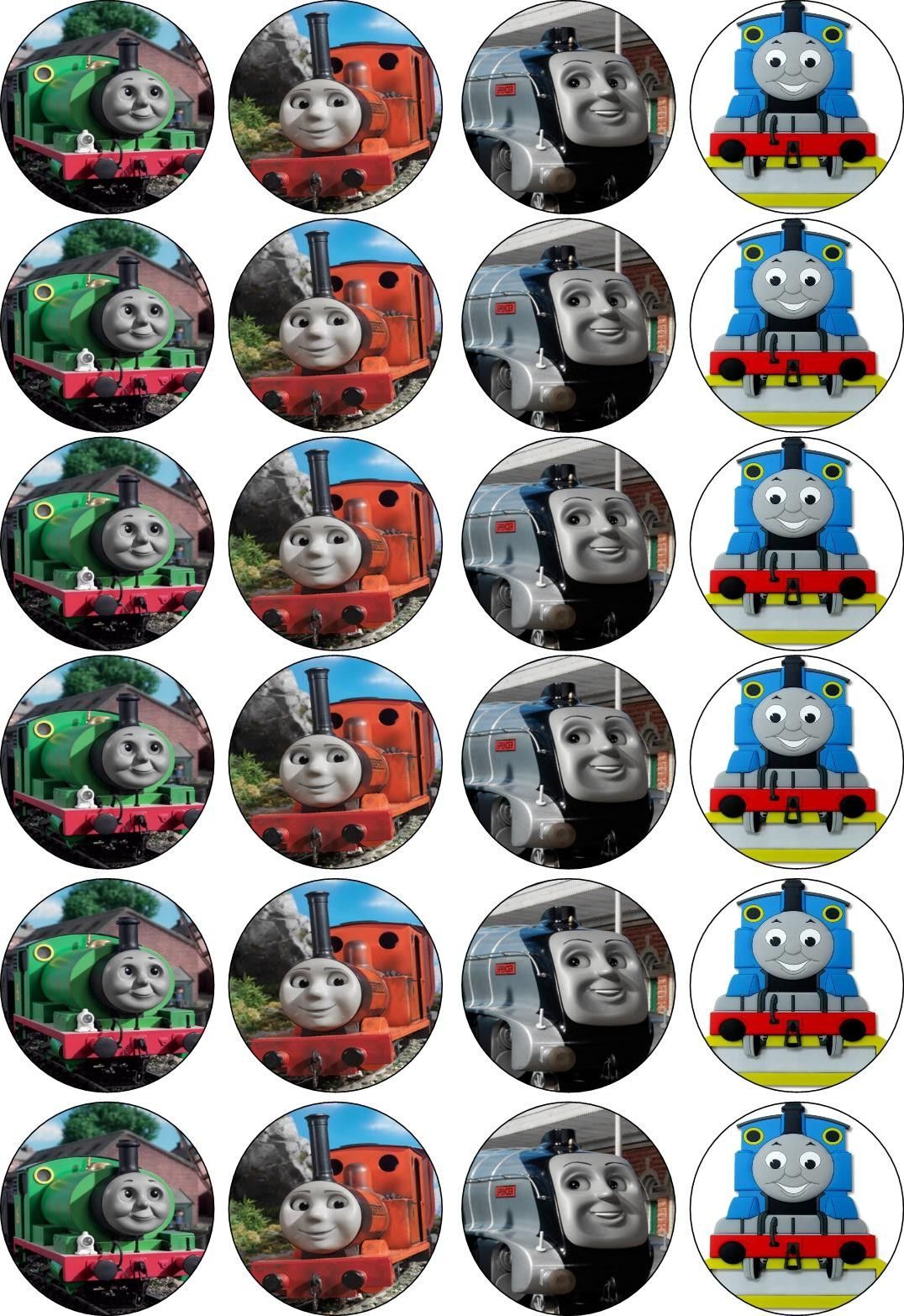 Free Printable Thomas The Train Cup Cake Toppers That Are - pin by crafty annabelle on roblox printables in 2019