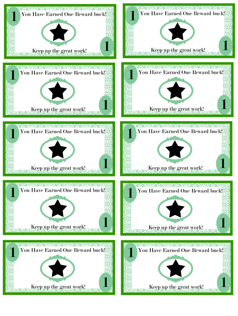 Pinellie Wastin On Teacher&amp;#039;s Corner | Pinterest | Kids Rewards - Free Printable Chore Bucks