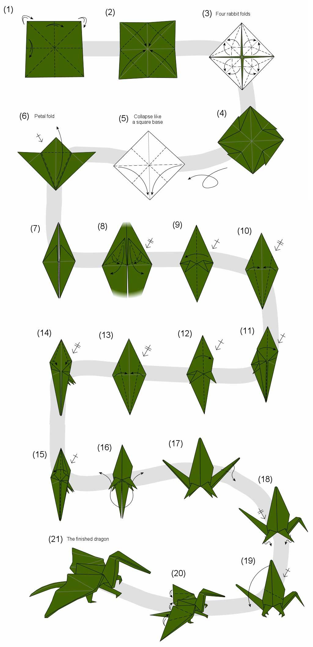 Pineri On Paper Cranes | Pinterest | Origami, Origami Dragon And - Free Easy Origami Instructions Printable