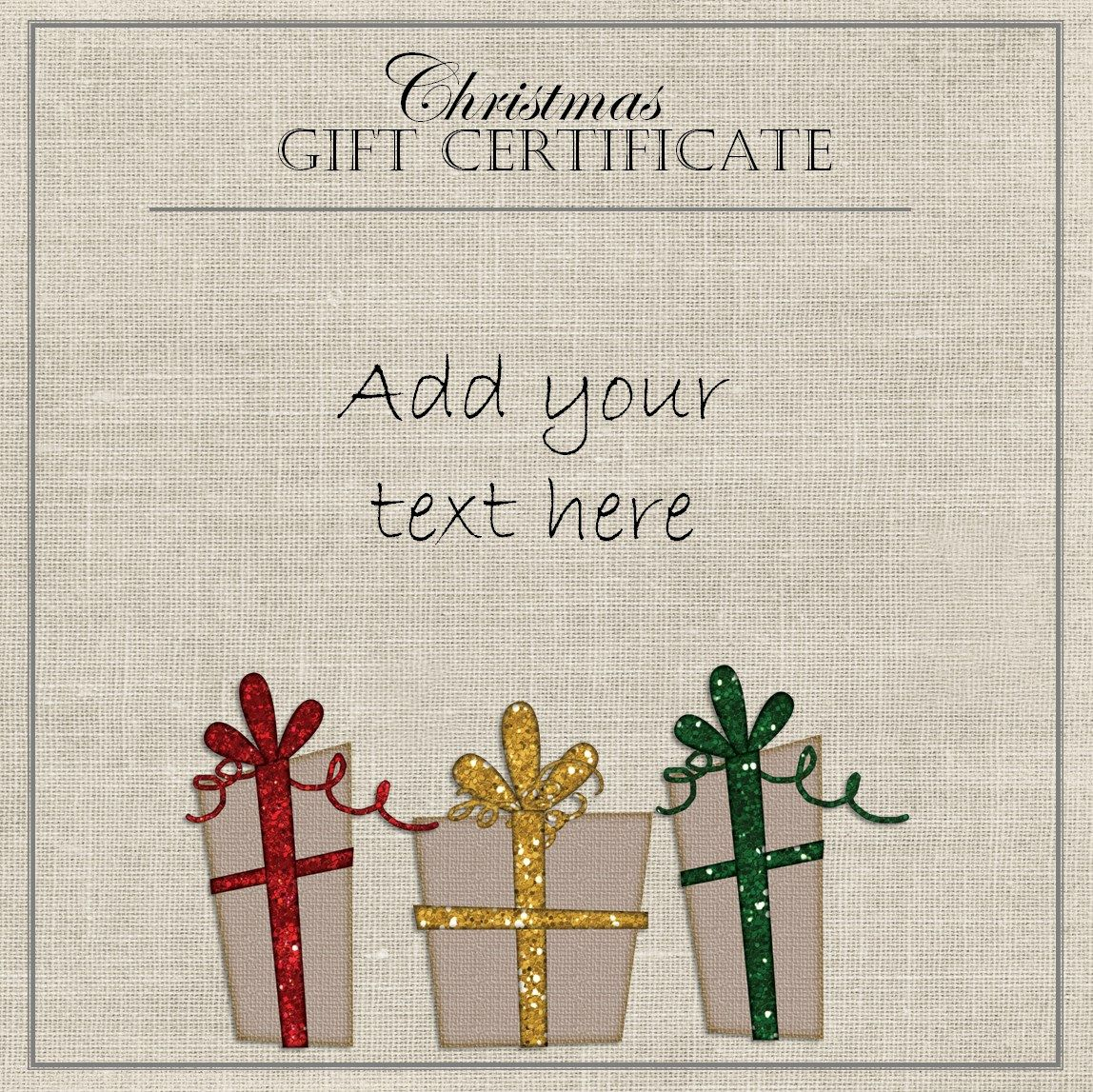 Pinjill Bailey On Gift Certificate Printable | Pinterest | Gift - Free Printable Christmas Gift Voucher Templates
