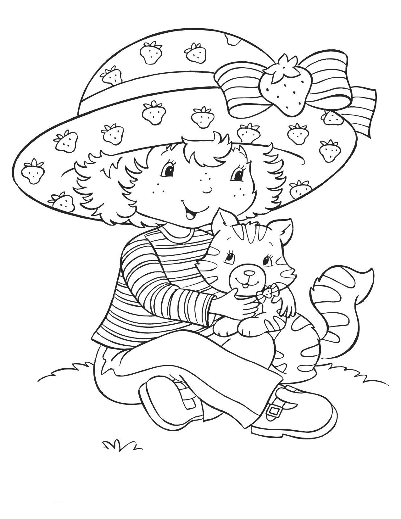 Pinjoe Hafzar On Coloring Pages :) | Pinterest | Strawberry - Strawberry Shortcake Coloring Pages Free Printable