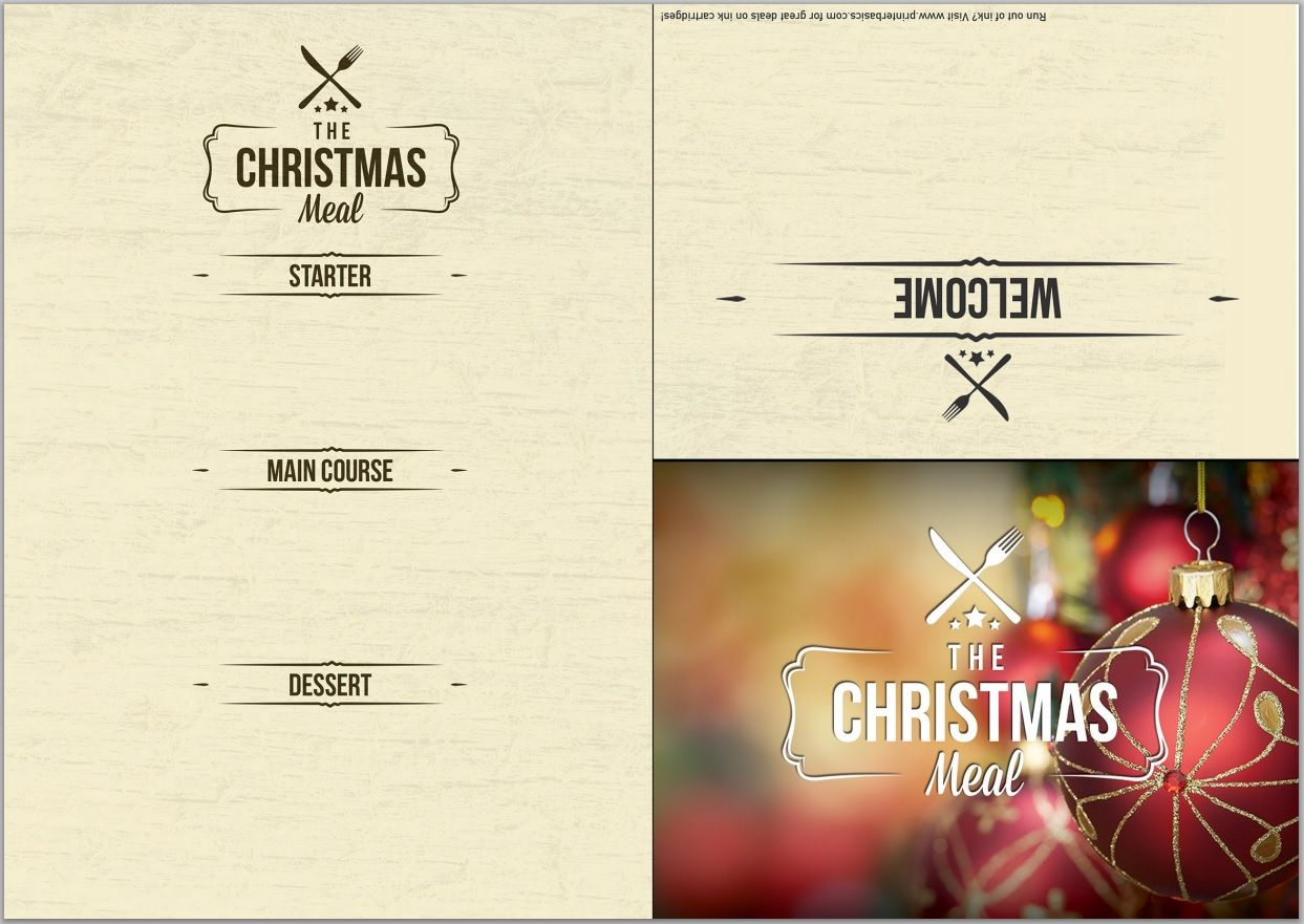 Pinmaria On Christmas | Pinterest | Menu Template, Printable - Christmas Menu Printable Template Free