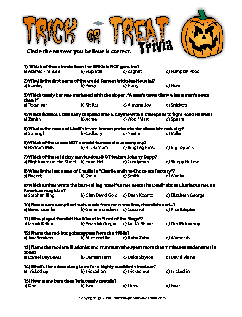 Pinmary Anne On Christmas Fun | Pinterest | Halloween, Halloween - Halloween Trivia Questions And Answers Free Printable