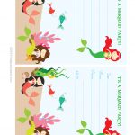 Pinsarah Daul On Birthday | Party, Mermaid Parties, Mermaid   Mermaid Birthday Invitations Free Printable