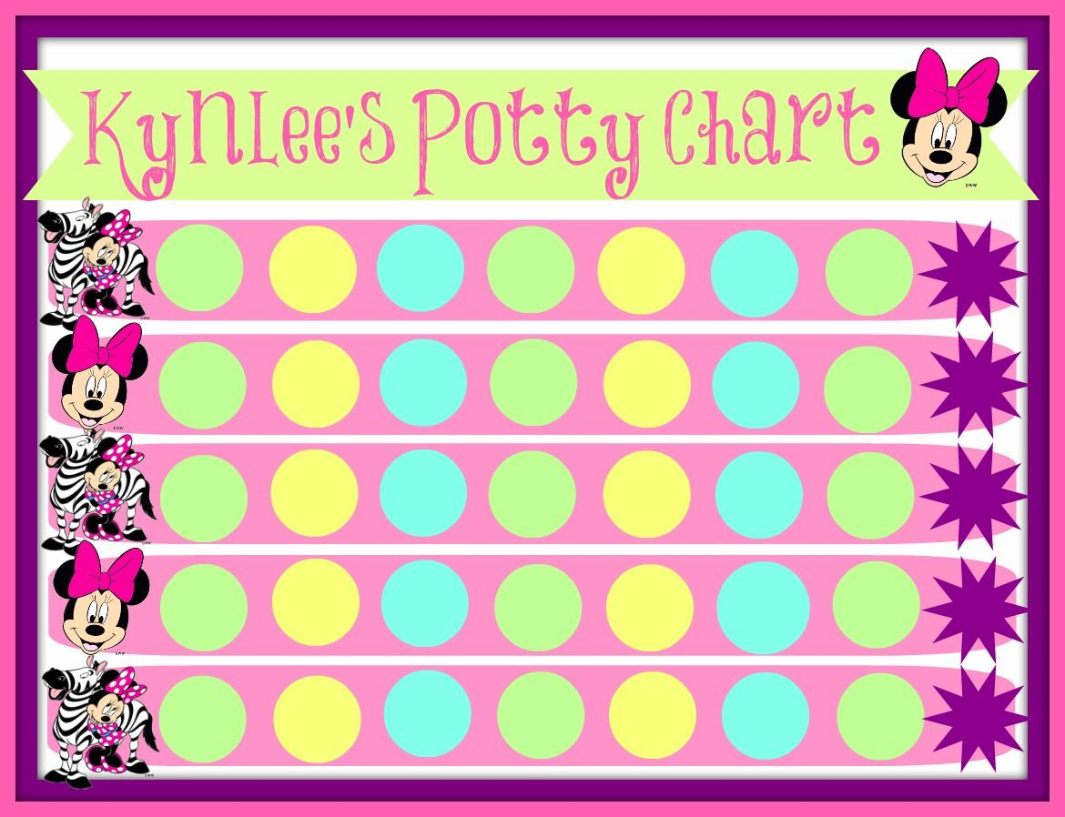Pinstephanie French On Maddy Fun! | Printable Potty Chart, Potty - Free Printable Minnie Mouse Potty Training Chart