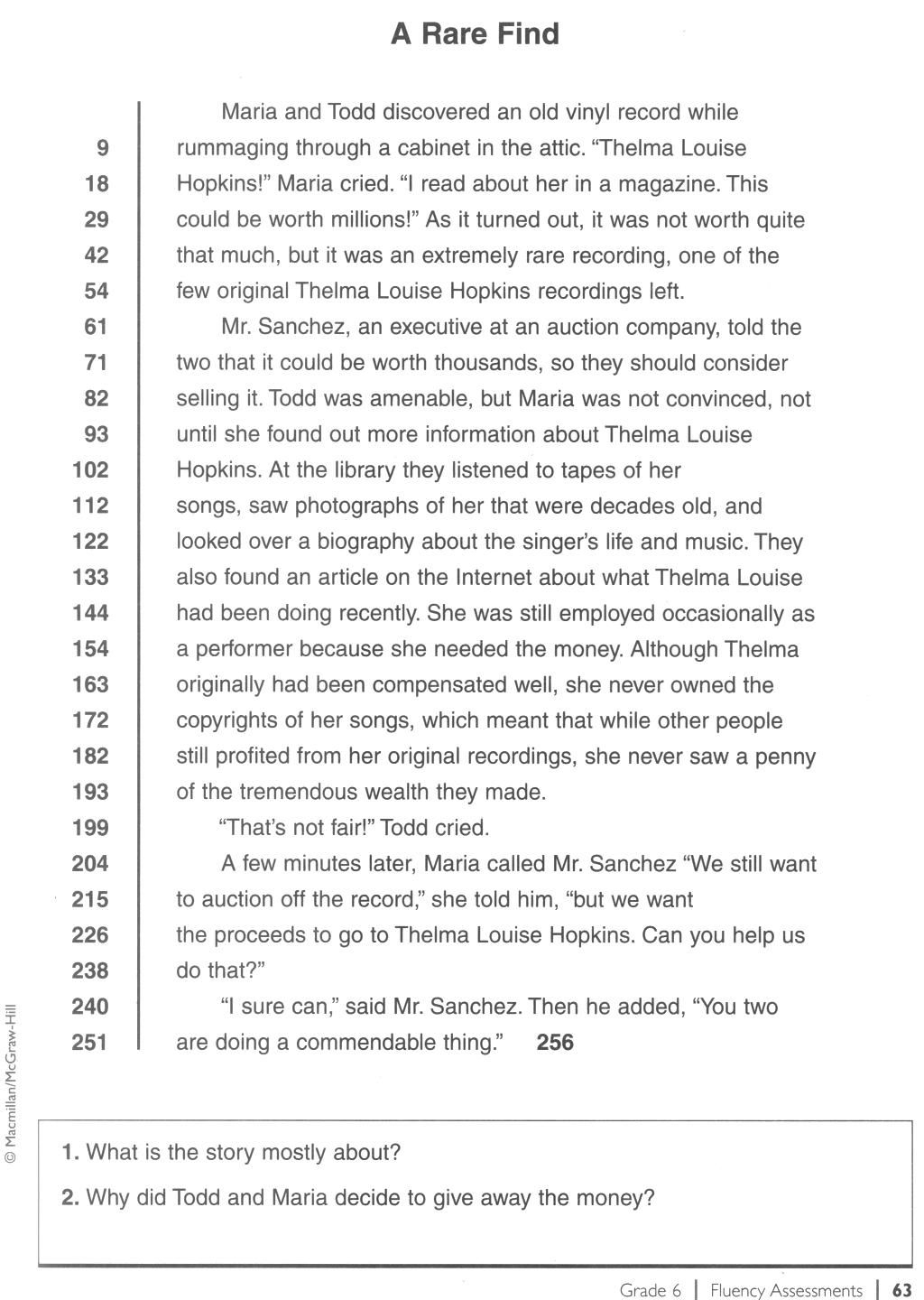 Pinvalerie Errickson On Informational Text | Reading Fluency - Free Printable Fluency Passages 3Rd Grade