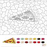 Pizza Colornumber | Free Printable Coloring Pages   Free Printable Paint By Number Coloring Pages