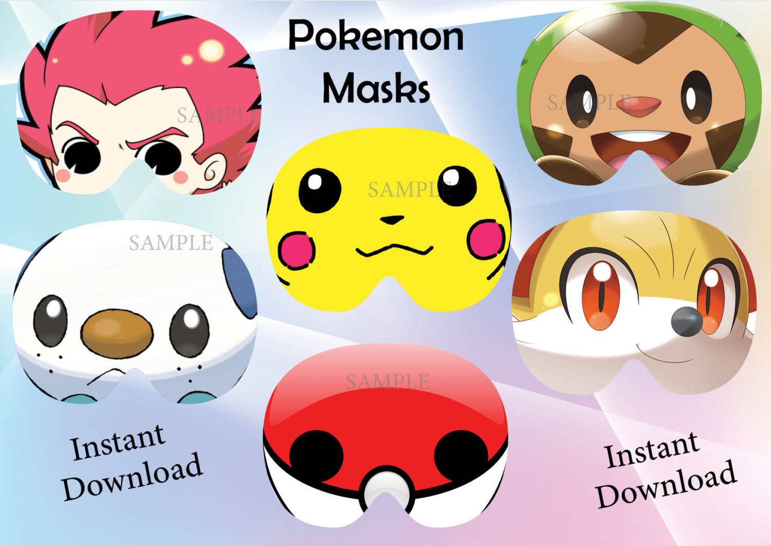 Pokemon Mask Related Keywords &amp;amp; Suggestions - Pokemon Mask Long Tail - Free Printable Pokemon Masks