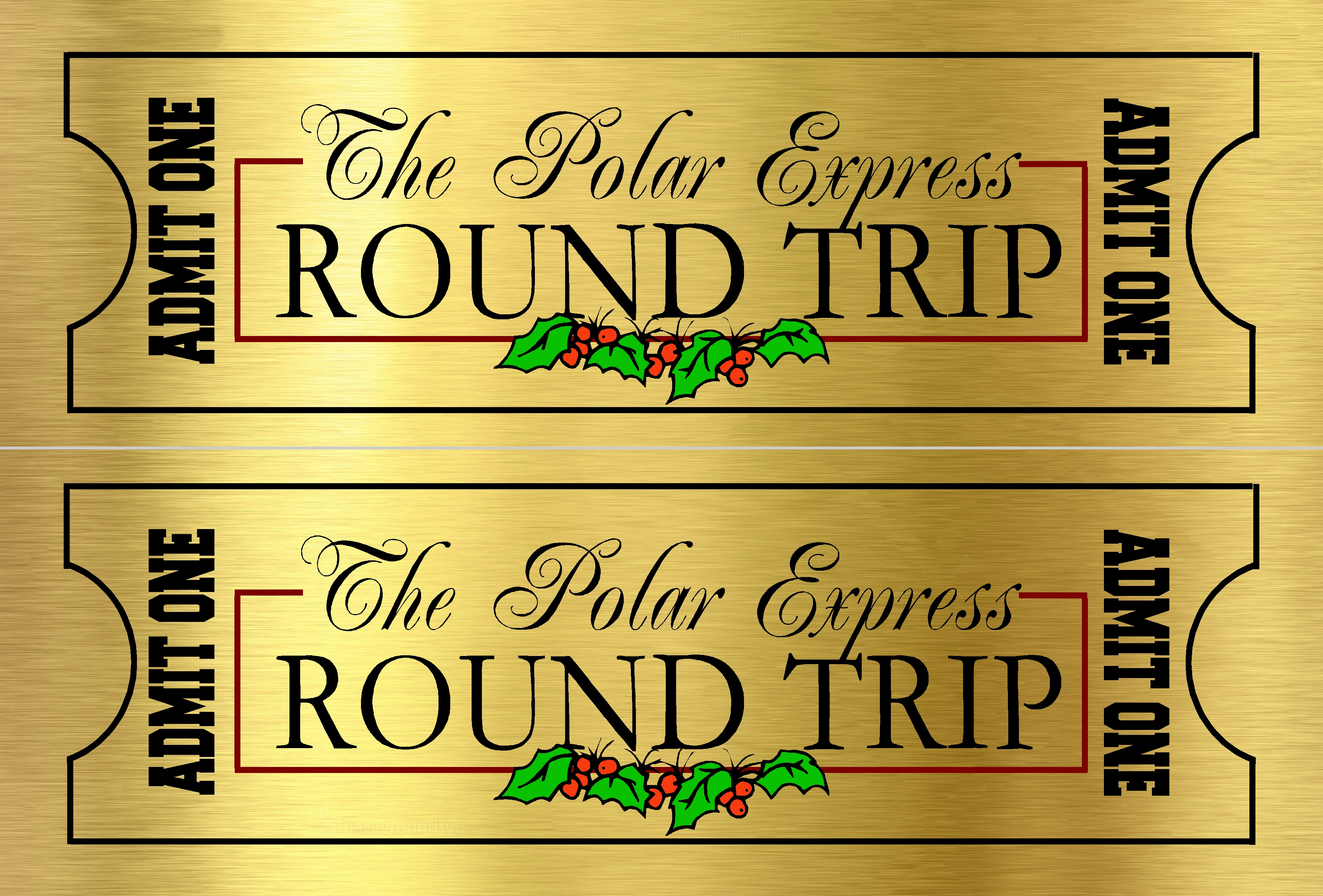 Polar Express Ticket - The Idea Door - Free Polar Express Printable Tickets