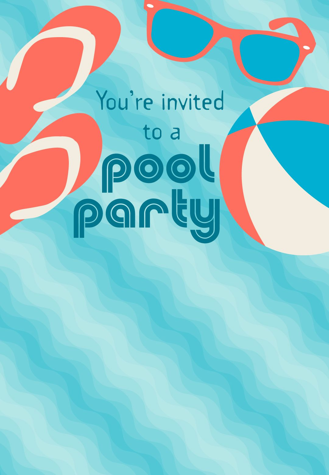 Pool Party #invitation - Free #printable #summer #party | Fun In The - Pool Party Flyers Free Printable