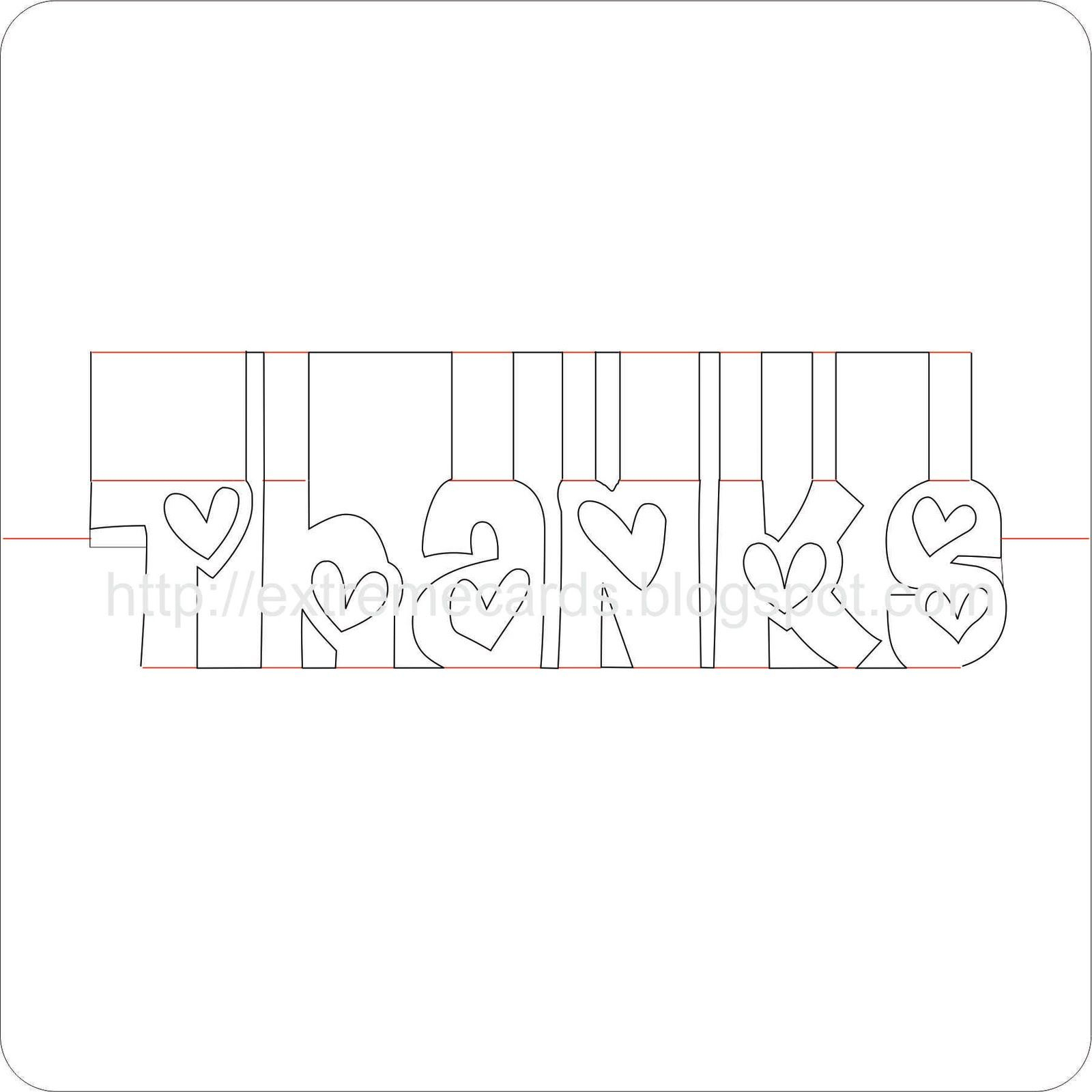 Pop Up &amp;quot;thanks&amp;quot; Card | Kirigami | Pinterest | Cards, Pop Up Cards - Free Printable Pop Up Card Templates
