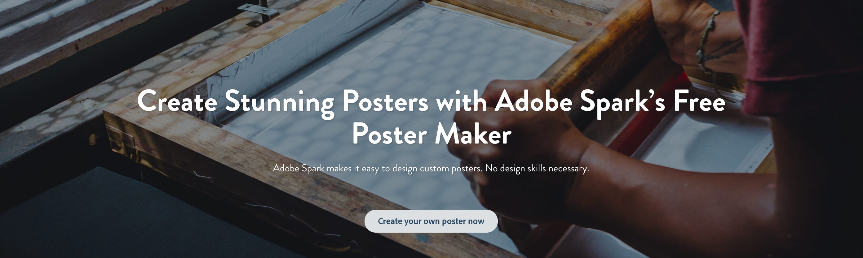 Poster Maker: Create Beautiful Posters For Free | Adobe Spark - Design Your Own Poster Free Printable