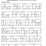 Preschool Alphabet Worksheets – With Tracing Letters For Toddlers   Free Printable Letter Recognition Worksheets