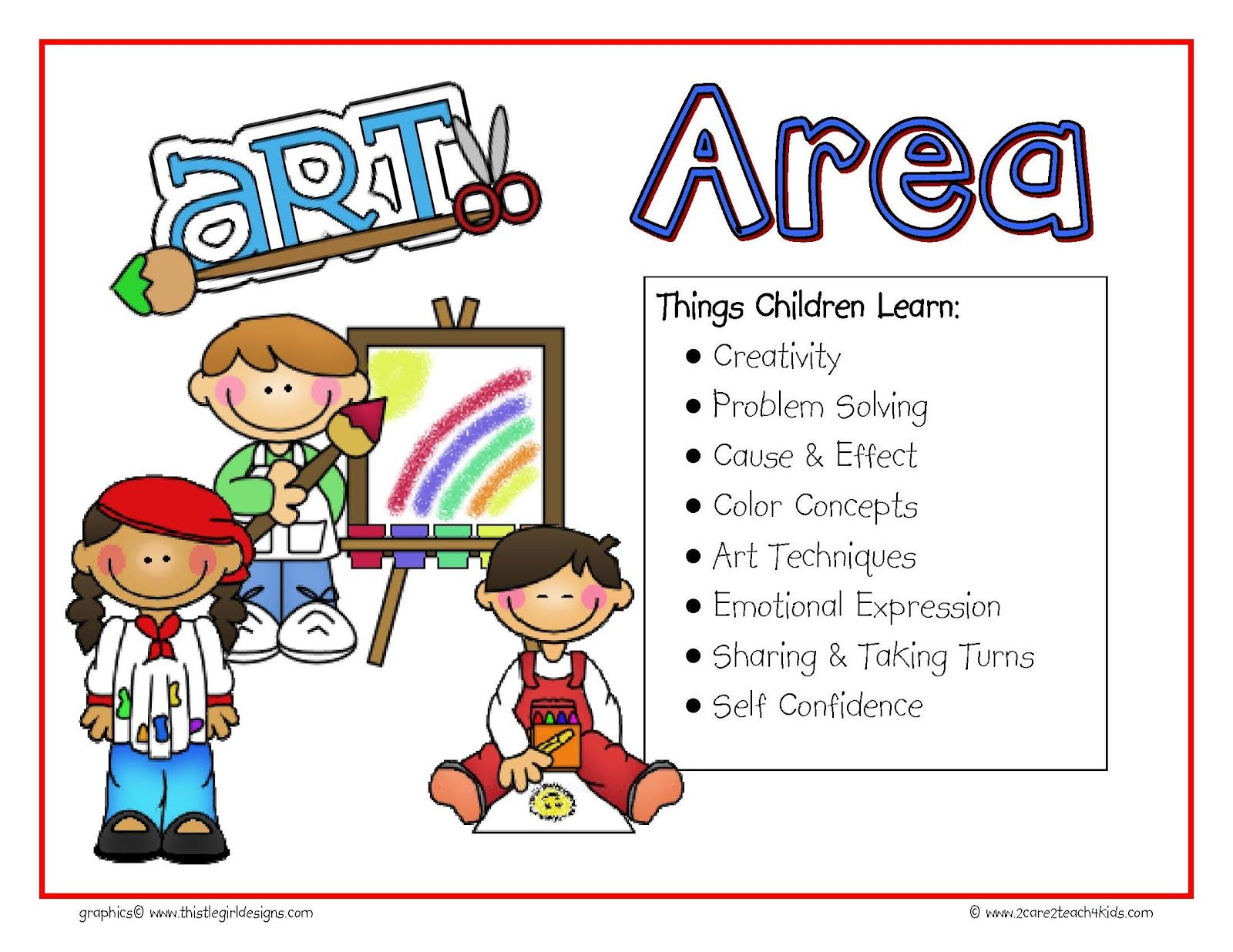 Preschool Free Play Clip Art | The Signs Include The Following - Free Printable Learning Center Signs