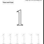 Preschool Number One Worksheet | Number 1 Tracing Worksheets | Home   Free Printable Number Worksheets