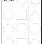 Preschool Shapes Tracing Worksheet | Posse Concepts | Pinterest   Free Printable Shapes