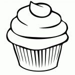 Pretty Cupcake Coloring Page | Free Printable Coloring Pages | Back   Free Printable Coloring Pages For 2 Year Olds