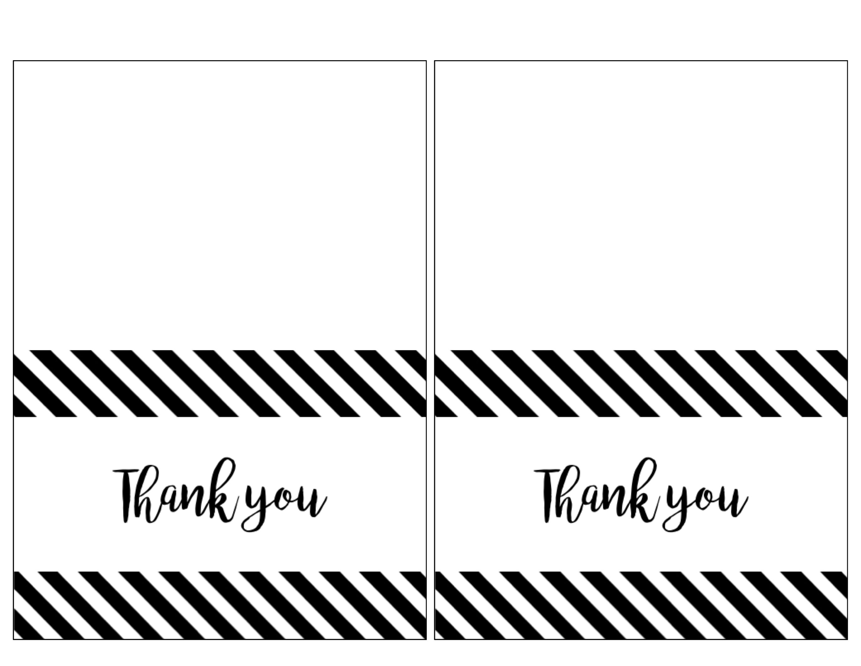 Print Thank You Cards | Beautynatura - Free Printable Thank You Cards