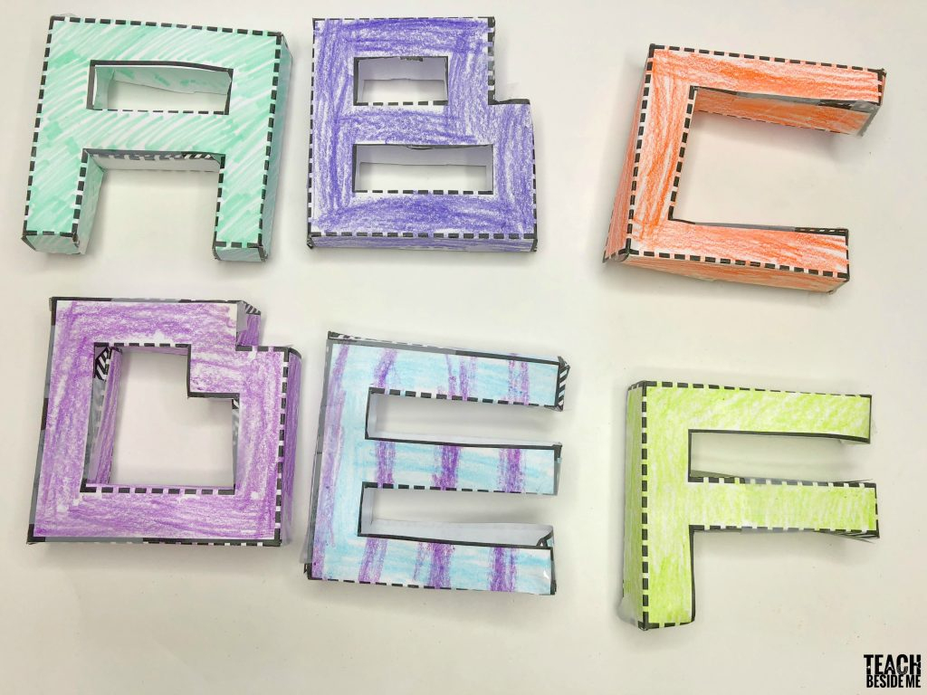 Printable 3D Letters – Teach Beside Me - Free Printable 3D Letters