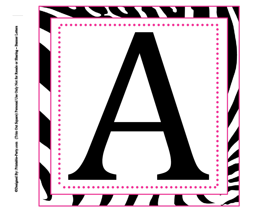 Printable Alphabet Banner | Download Them Or Print - Free Printable Alphabet Letters For Banners