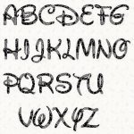 Printable Alphabet Letter Stencil: Walt Disney Alphabet Template In   Free Printable Disney Alphabet Letters