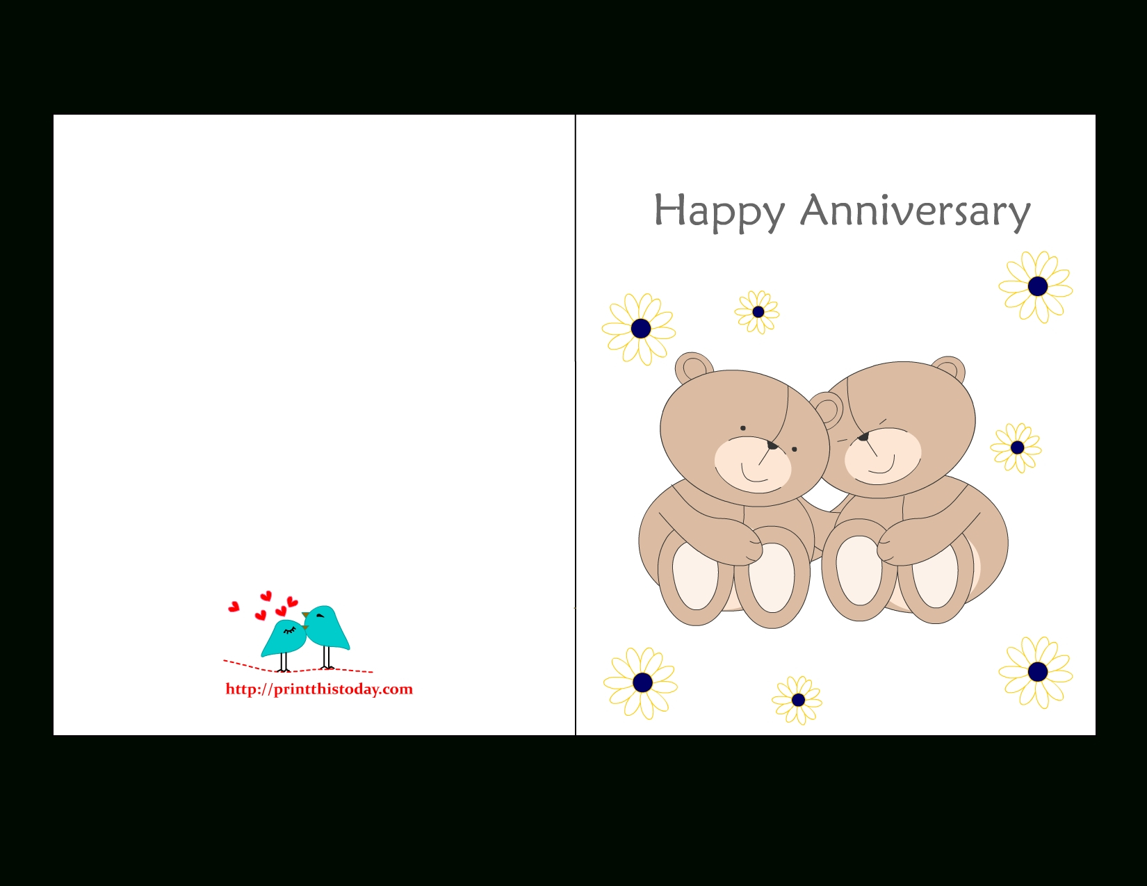 Printable Anniversary Cards For Free | Bestprintable231118 - Free Printable Anniversary Cards