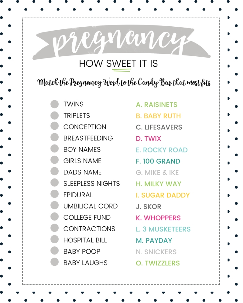 Printable Baby Shower Games Free | Bestprintable231118 - Free Printable Baby Shower Games With Answer Key