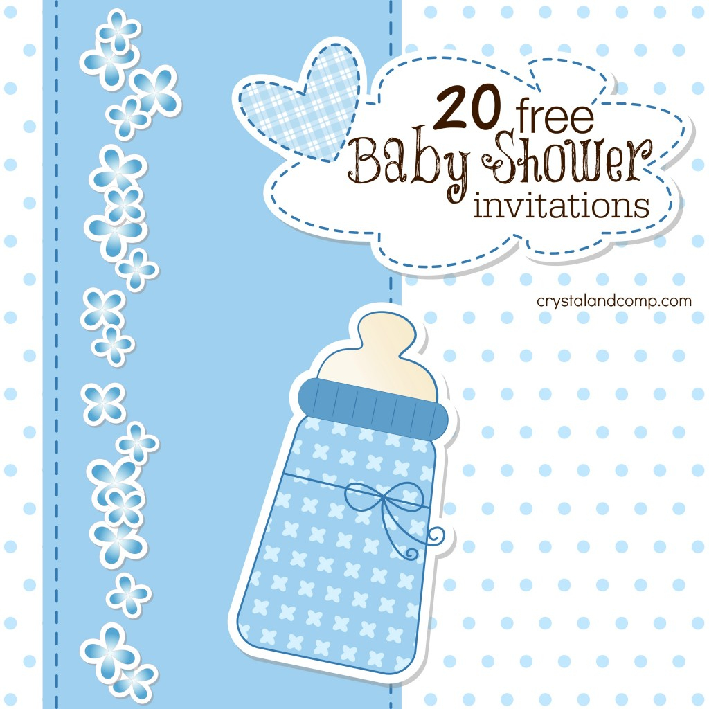 Printable Baby Shower Invitations - Free Printable Blank Baby Shower Invitations