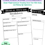 Printable Bible Study Guide | Brittney Moses   Free Printable Bible Study Lessons For Adults