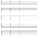 Printable Blank Guitar Tab Sheets | Music In 2019 | Pinterest   Free Printable Blank Sheet Music
