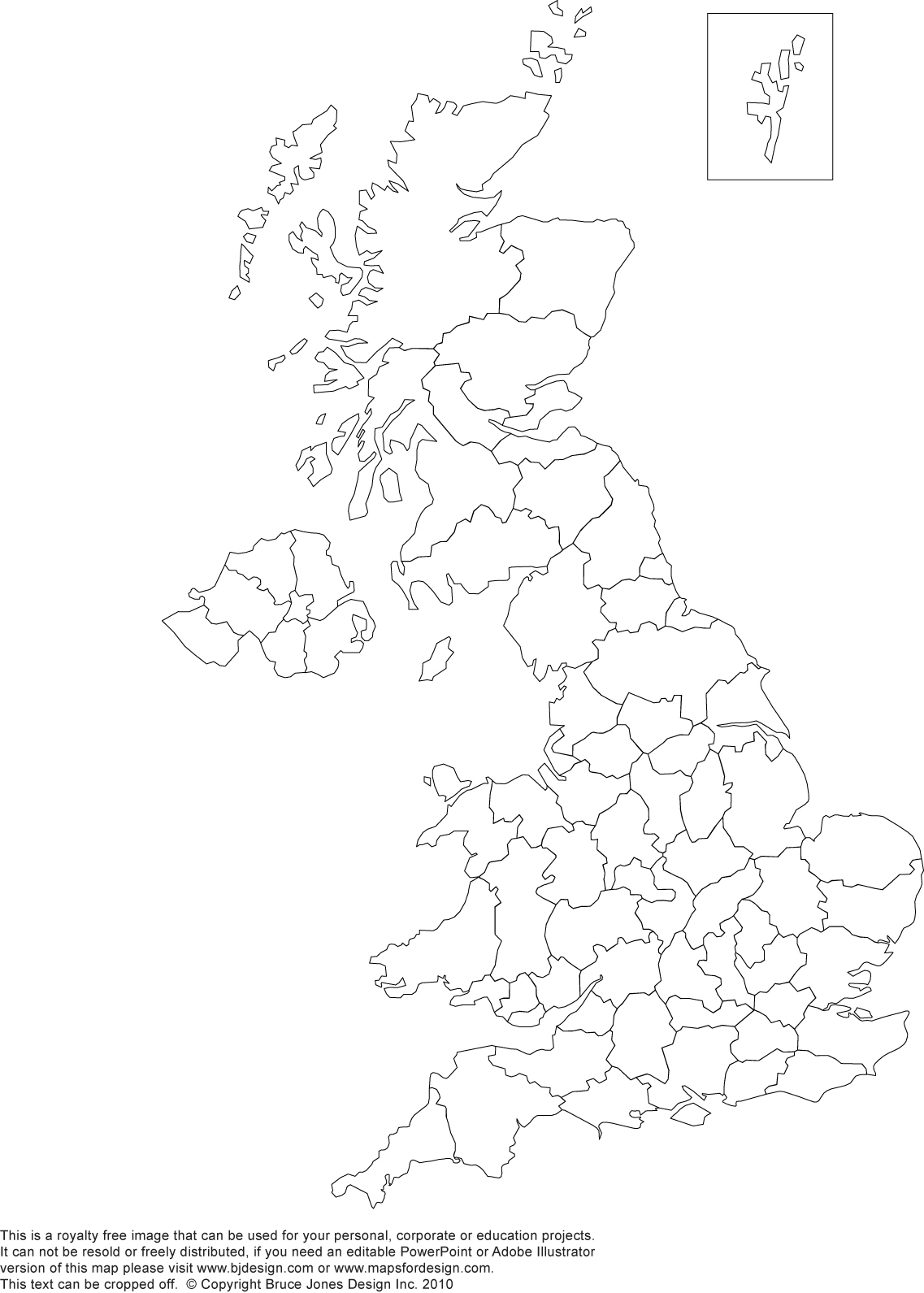 Printable, Blank Uk, United Kingdom Outline Maps • Royalty Free - Free Printable Map Of Uk And Ireland