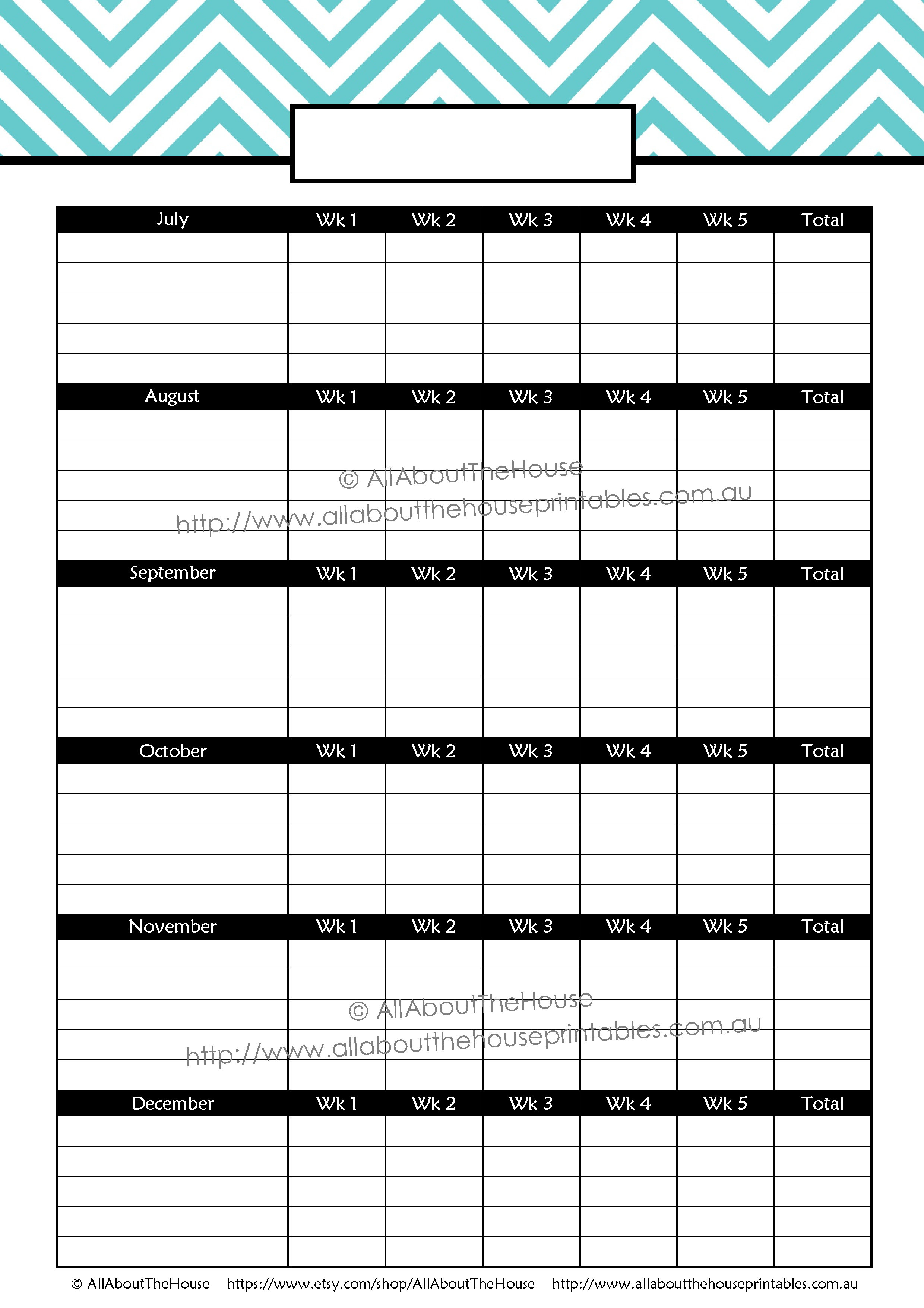 Printable Budget Planner/finance Binder Update - All About Planners - Free Printable Home Budget Planner