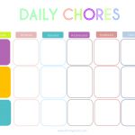 Printable Charts For Chores   Free Printable Charts For Kids