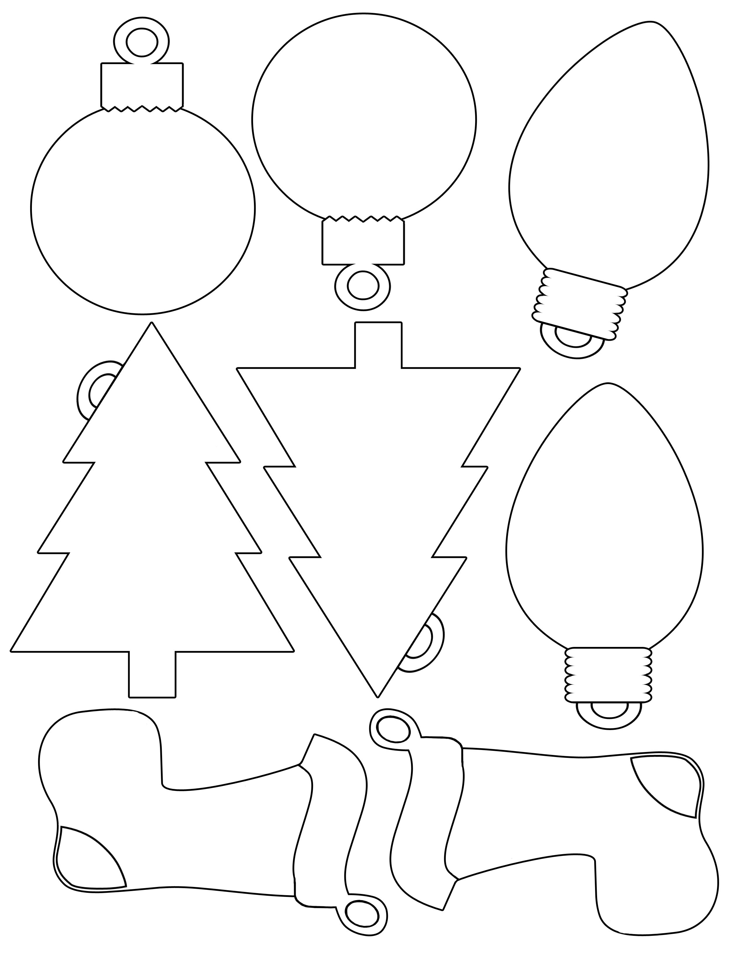 Printable Christmas Envelope |  For Christmas Shapes For Gift - Free Printable Christmas Cutouts