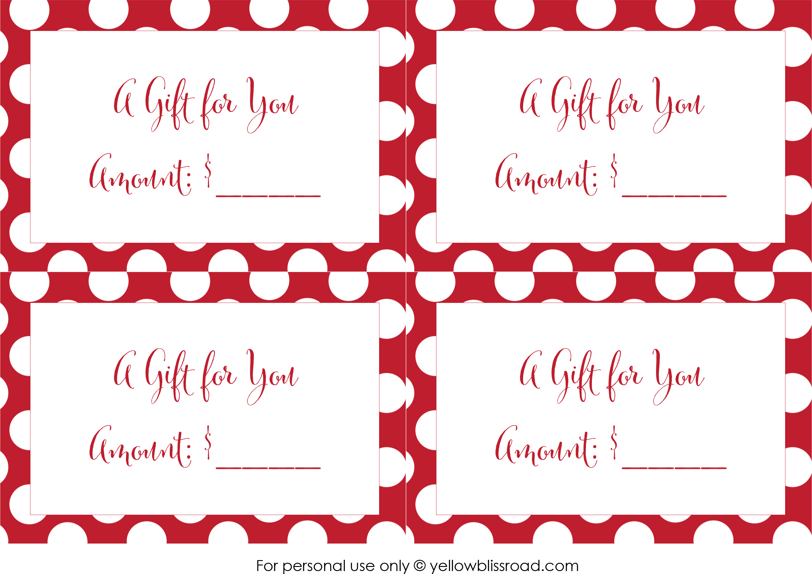 Printable Christmas Gift Certificates Image Collections - Free - Free Printable Christmas Gift Voucher Templates